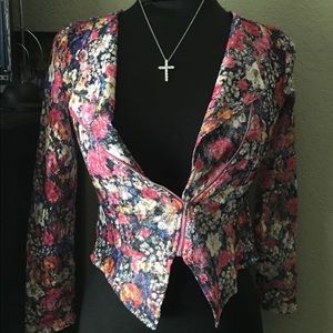 Floral blazer